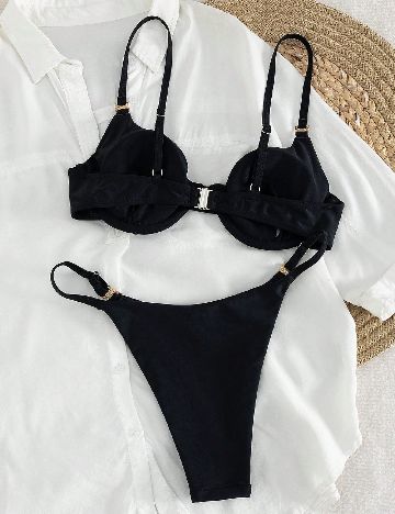 Costum de baie SHEIN, negru