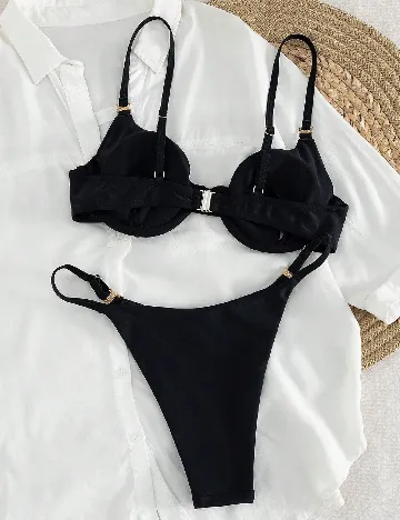 Costum de baie SHEIN, negru