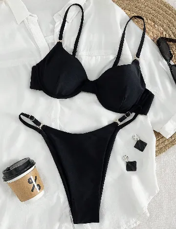 Costum de baie SHEIN, negru