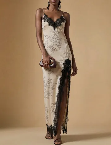 Rochie lunga SHEIN, crem