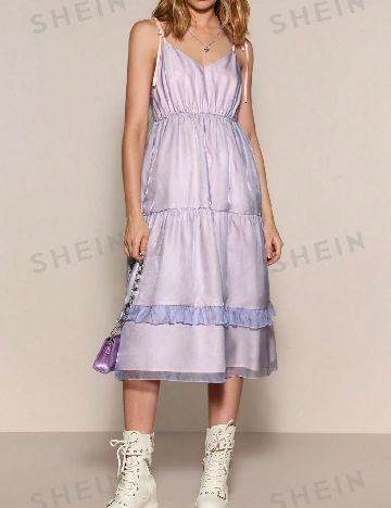 Rochie medie SHEIN, maro
