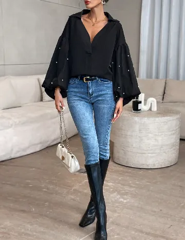 Bluza SHEIN, negru
