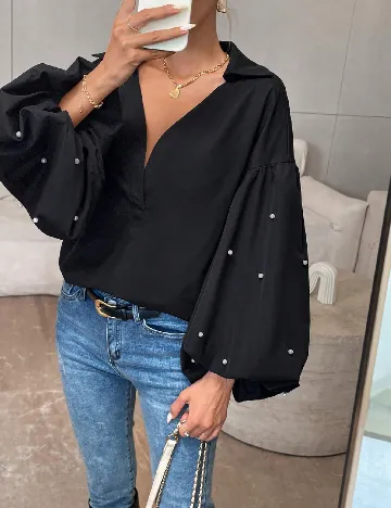 Bluza SHEIN, negru