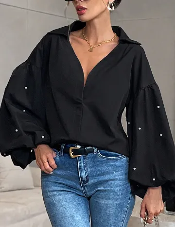Bluza SHEIN, negru