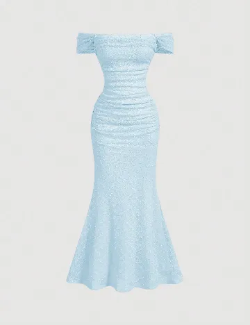 Rochie medie SHEIN, albastru