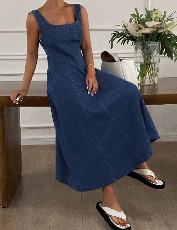 Rochie medie SHEIN, bleumarin