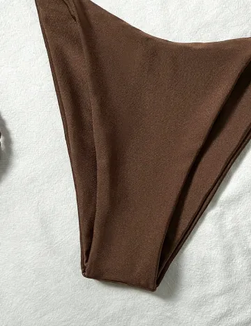 Costum de baie SHEIN, maro