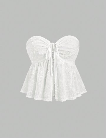 Top SHEIN, alb