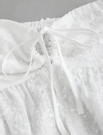 Top SHEIN, alb
