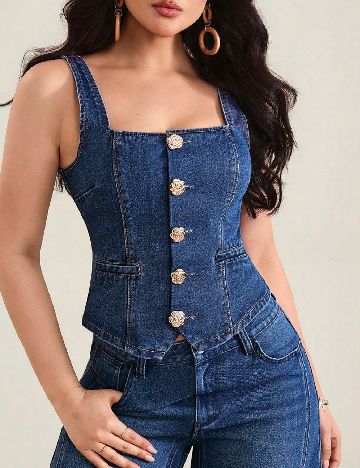 Top SHEIN, albastru