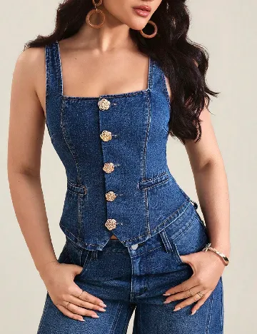 Top SHEIN, albastru