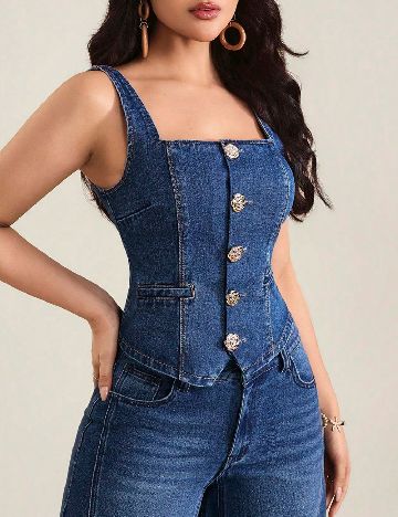 Top SHEIN, albastru