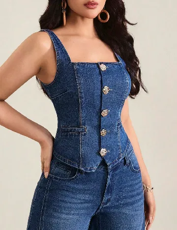 Top SHEIN, albastru