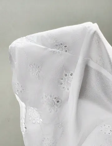 Pantaloni scurti SHEIN, alb