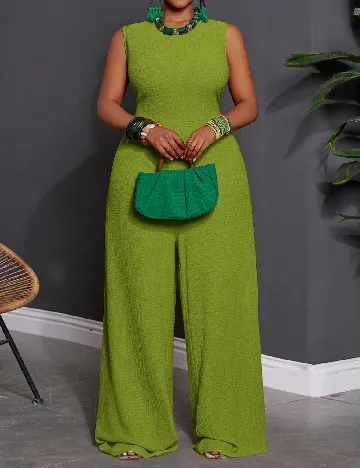 Salopeta SHEIN CURVE, verde