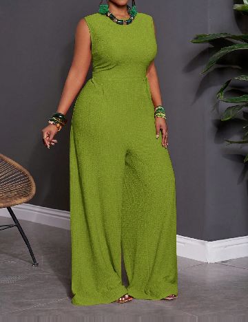 Salopeta SHEIN CURVE, verde
