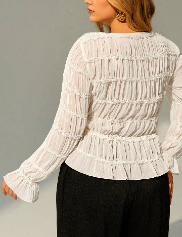 Bluza SHEIN CURVE, crem