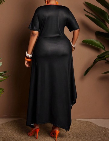 Rochie lunga SHEIN CURVE, negru