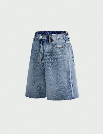Pantaloni scurti Shein Kids, albastru