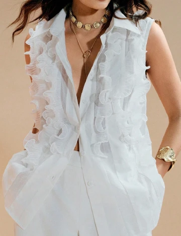 Bluza SHEIN, alb
