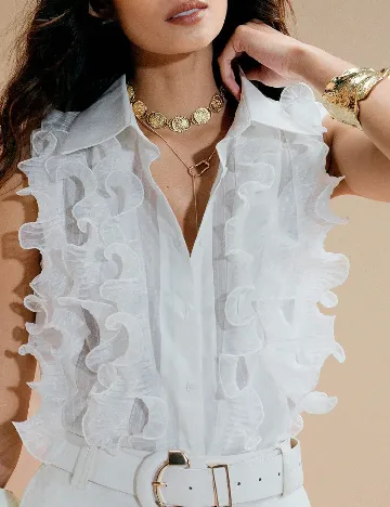 Bluza SHEIN, alb