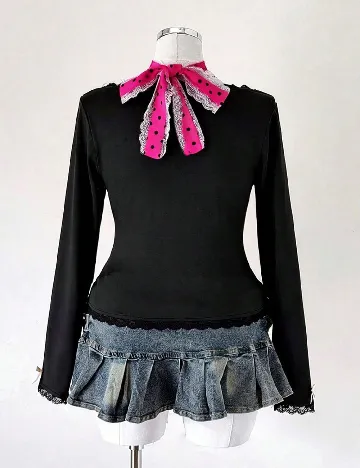 Bluza SHEIN CURVE, negru