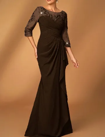 Rochie lunga SHEIN, maro
