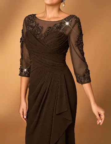 Rochie lunga SHEIN, maro