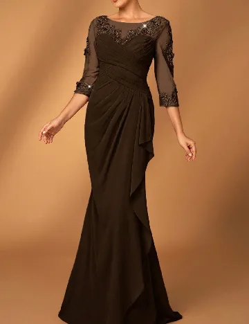 Rochie lunga SHEIN, maro