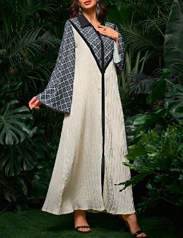 Rochie lunga SHEIN, ecru
