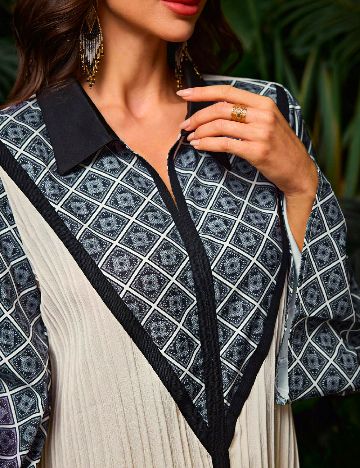 Rochie lunga SHEIN, ecru