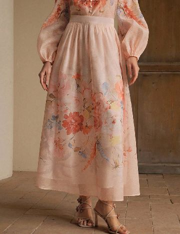 Fusta Anewsta, floral print