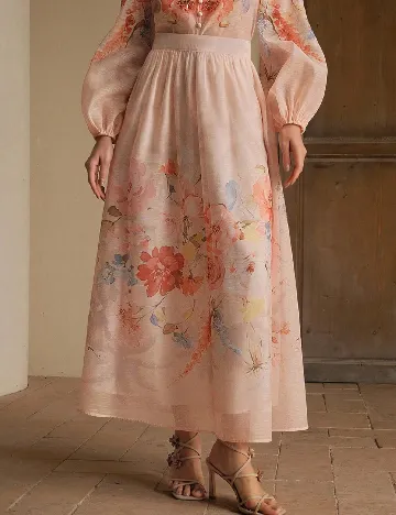 Fusta Anewsta, floral print