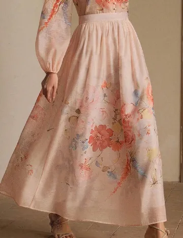 Fusta Anewsta, floral print
