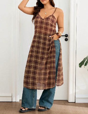 Bluza SHEIN CURVE, maro