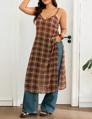 Bluza SHEIN CURVE, maro