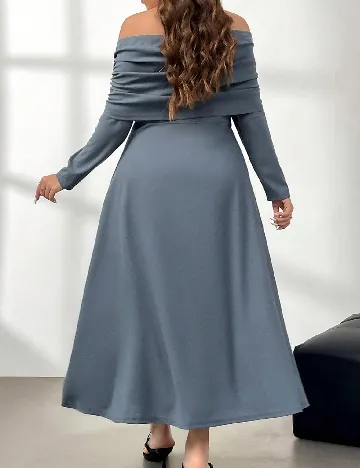 Rochie lunga SHEIN CURVE, albastru