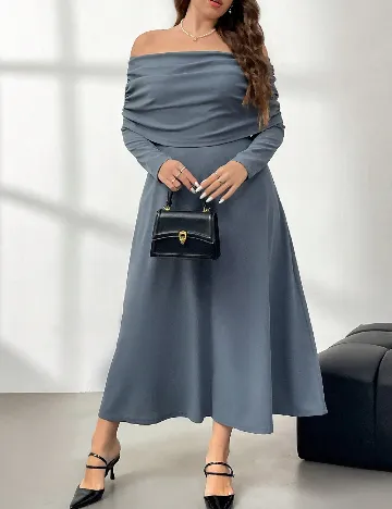 Rochie lunga SHEIN CURVE, albastru