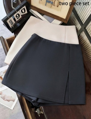 Set Pantaloni scurti 2 perechi SHEIN, mix culori