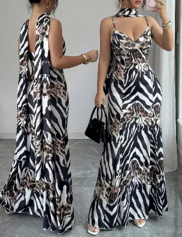 Rochie lunga SHEIN, mix culori