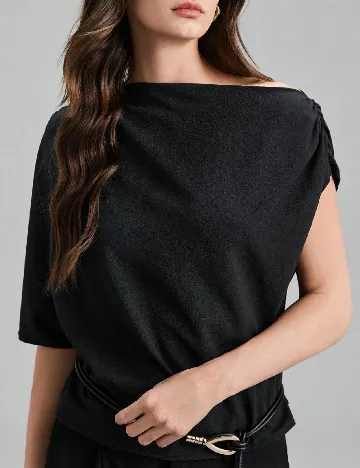 Top SHEIN, negru