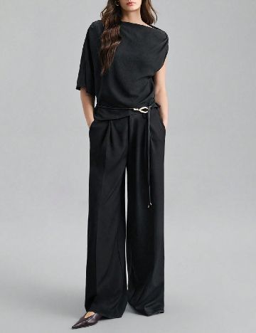 Top SHEIN, negru