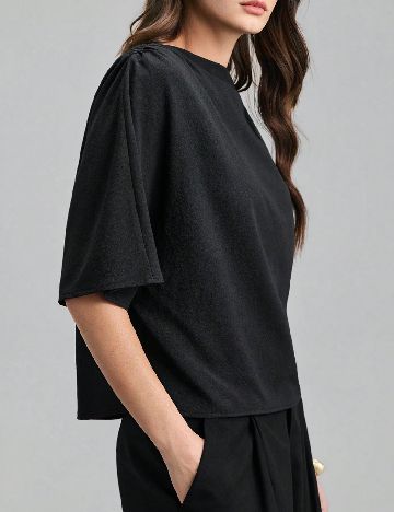 Top SHEIN, negru