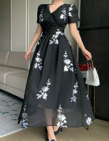 Rochie lunga SHEIN, negru