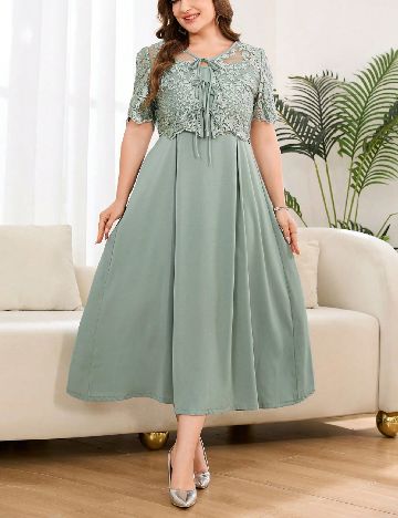 Compleu SHEIN CURVE, verde