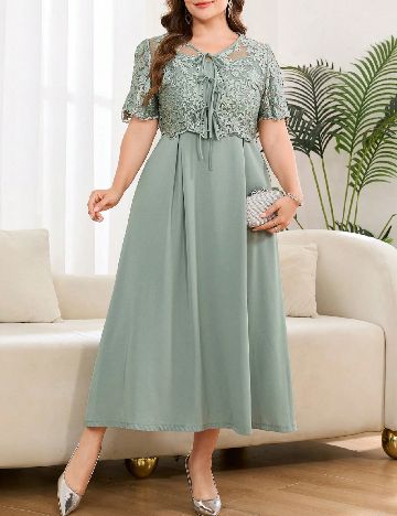 Compleu SHEIN CURVE, verde