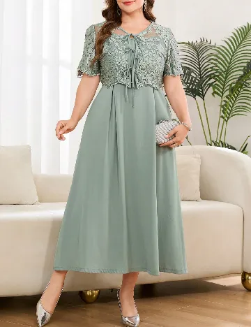Compleu SHEIN CURVE, verde