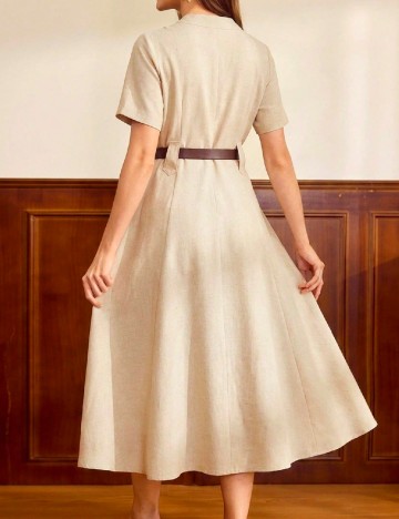 Rochie medie SHEIN, crem