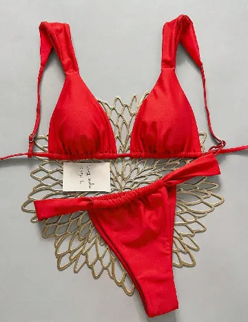 Costum de baie SHEIN, rosu