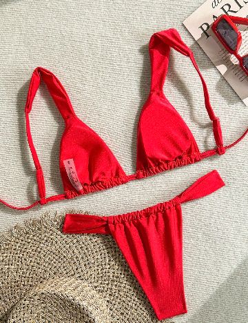 Costum de baie SHEIN, rosu